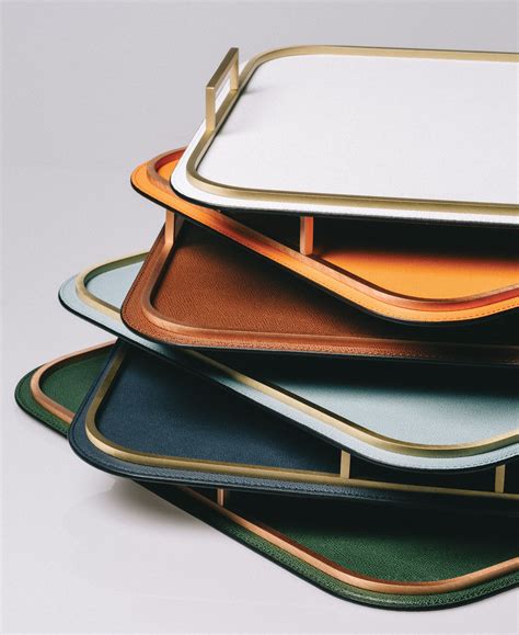 leather trays and accessories.